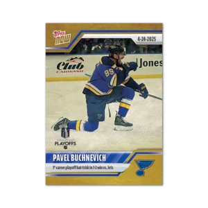 2024-25 Topps NOW /1 Gold Ice Parallel #168- Pavel Buchnevich (1 of 1)