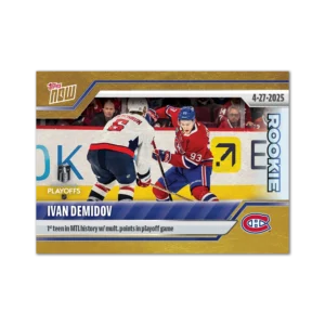 2024-25 Topps NOW /1 Gold Ice Parallel #170- Ivan Demidov 2 (1 of 1)