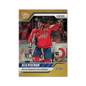 2024-25 Topps NOW /1 Gold Ice Parallel #173- Alexander Ovechkin 25 (1 of 1)