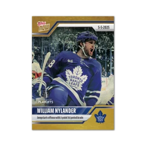 2024-25 Topps NOW /1 Gold Ice Parallel #177- William Nylander (1 of 1)