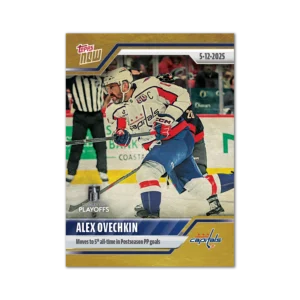 2024-25 Topps NOW /1 Gold Ice Parallel #181- Alexander Ovechkin 26 (1 of 1)