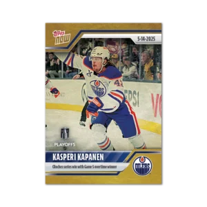2024-25 Topps NOW /1 Gold Ice Parallel #184- Kasperi Kapanen (1 of 1)
