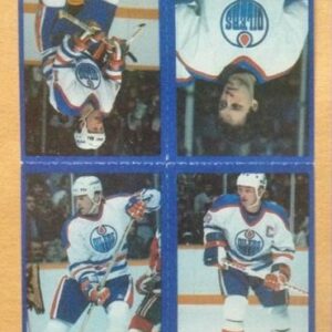 1983 Mcdonald's Oilers Stickers Panel #4