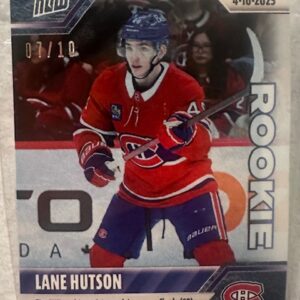 2024-25 Topps NOW /10 Blue Ice Parallel #161- Lane Hutson 6 (1 of 10)