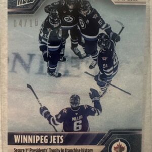 2024-25 Topps NOW /10 Blue Ice Parallel #158- Winnipeg Jets 2 (1 of 10)