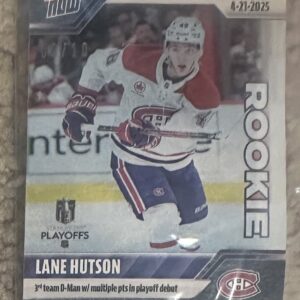 2024-25 Topps NOW /10 Blue Ice Parallel #164- Lane Hutson 7 (1 of 10)
