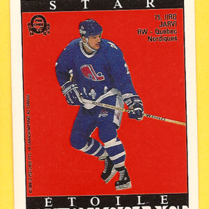 1989 O-Pee-Chee Back Cards #15- Iiro Jarvi Nordiques