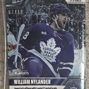 2024-25 Topps NOW /10 Blue Ice Parallel #177- William Nylander (1 of 10)