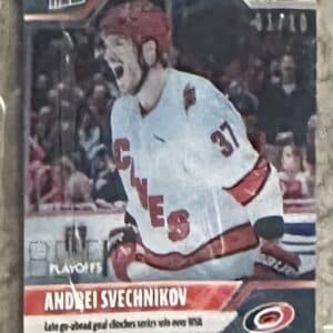 2024-25 Topps NOW /10 Blue Ice Parallel #185- Andrei Svechnikov (1 of 10)