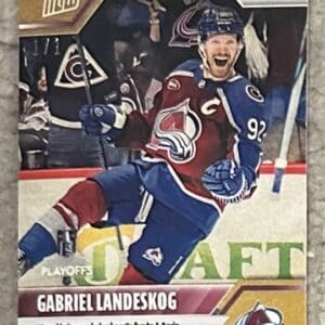 2024-25 Topps NOW /1 Gold Ice Parallel #169- Gabriel Landeskog (1 of 1)