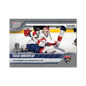 2024-25 Topps NOW #189- Sergei Bobrovsky 4 (1 of 150)