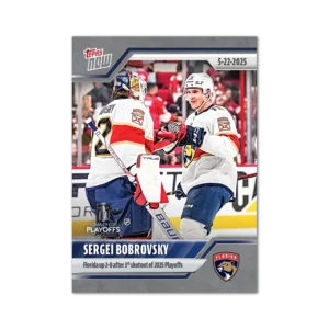 2024-25 Topps NOW #192- Sergei Bobrovsky 5 (1 of 185)