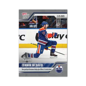 2024-25 Topps NOW #195- Connor McDavid 8 (1 of 305)