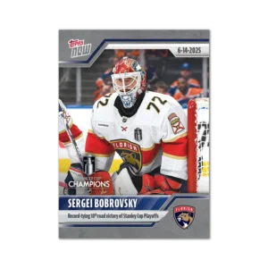 2024-25 Topps NOW #206- Sergei Bobrovsky 6 (1 of 520)