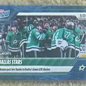 2024-25 Topps NOW /10 Blue Ice Parallel #187- Dallas Stars (1 of 10)