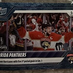 2024-25 Topps NOW /10 Blue Ice Parallel #194- Florida Panthers 3 (1 of 10)