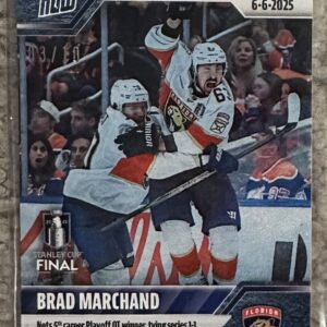 2024-25 Topps NOW /10 Blue Ice Parallel #201- Brad Marchand (1 of 10)