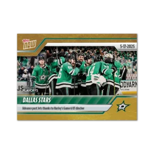 2024-25 Topps NOW /1 Gold Ice Parallel #187- Dallas Stars (1 of 1)
