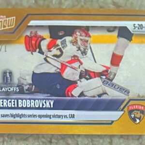 2024-25 Topps NOW /1 Gold Ice Parallel #189- Sergei Bobrovsky 4 (1 of 1)