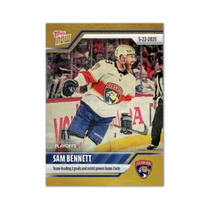 2024-25 Topps NOW /1 Gold Ice Parallel #191- Sam Bennett (1 of 1)