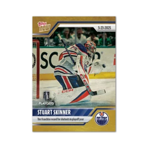 2024-25 Topps NOW /1 Gold Ice Parallel #193- Stuart Skinner (1 of 1)