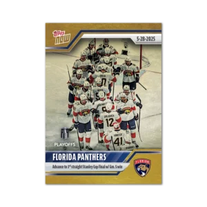 2024-25 Topps NOW /1 Gold Ice Parallel #197- Florida Panthers 4 (1 of 1)