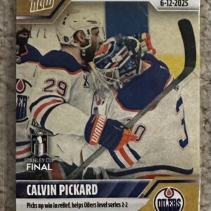 2024-25 Topps NOW /1 Gold Ice Parallel #203- Calvin Pickard (1 of 1)