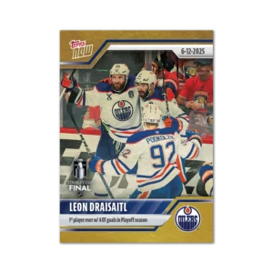 2024-25 Topps NOW /1 Gold Ice Parallel #204- Leon Draisaitl 9 (1 of 1)