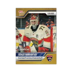2024-25 Topps NOW /1 Gold Ice Parallel #206- Sergei Bobrovsky 6 (1 of 1)