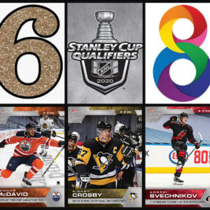 2020 PLAYOFFS TOPPS NOW (McDavid Top) Sticker Sealed Cellophane (No Gold) Package Day #2 SCP-6-8 (1 of 480)