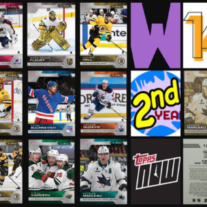 2020-21 TOPPS NOW Week 14 (Dubnyk Top) Sticker Sealed Cellophane & Marleau GOLD on back Package 118-126 (1 of 36)