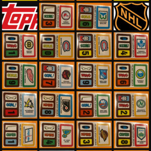 1979 Topps Hockey Sticker Insert Set of 22