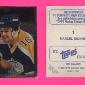 1983 Topps #1-Marcel Dionne