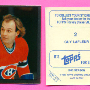 1983 Topps #2-Guy Lafleur