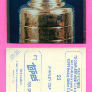 1983 Topps #23-Stanley Cup