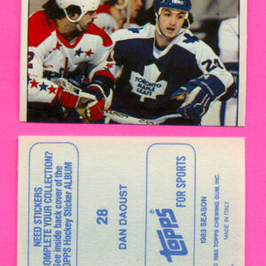 1983 Topps #28-Dan Daoust