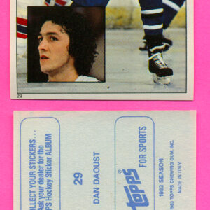 1983 Topps #29-Dan Daoust