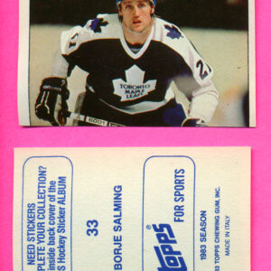 1983 Topps #33-Borje Salming
