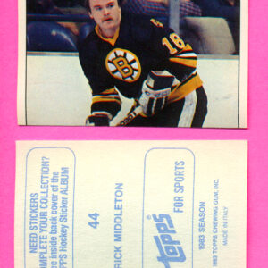 1983 Topps #44-Rick Middleton
