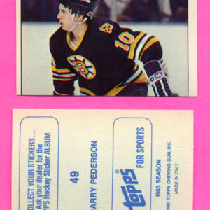 1983 Topps #49-Barry Pederson