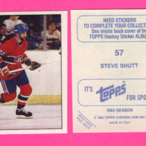 1983 Topps #57-Steve Shutt
