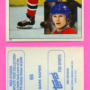 1983 Topps #65-Mark Napier