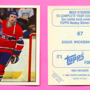 1983 Topps #67-Doug Wickenheiser