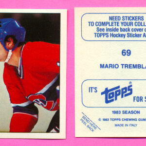 1983 Topps #69-Mario Tremblay