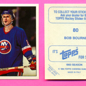 1983 Topps #80-Bob Bourne