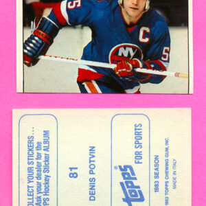 1983 Topps #81-Denis Potvin