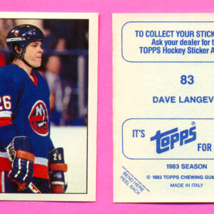 1983 Topps #83-Dave Langevin
