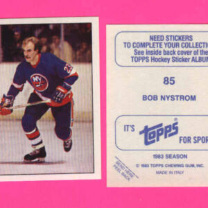 1983 Topps #85-Bob Nystrom