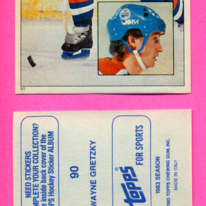1983 Topps #90-Wayne Gretzky