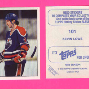 1983 Topps #101-Kevin Lowe